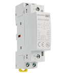 Dead Quiet 32A Ac Dc Contactor With 24V Coil and Two Normally Open Poles for Straight-Up Din Rail Mount.