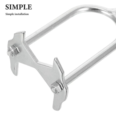 Close-up of 7 In 1 Faucet Wrench Multi Tool Set with interchangeable heads, carbon steel for standard faucets and hose connectors.
