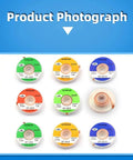 Nine rolls of Two Pack Braid Solder Remover Tin Sucker for CP1515 2015 2515 3015 3515 in various colors and sizes on blue background