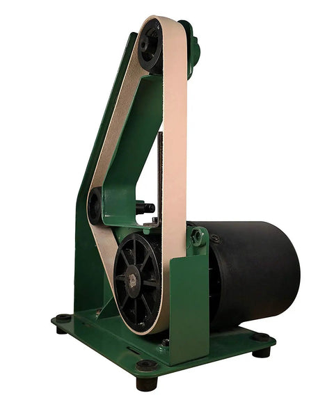 Pro Grade 1X30 Sanding and Sharpening Belt Kit With 2 Super Strop Leather Belts and 40 Silicon Carbide Belts machine view