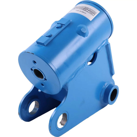 Hydraulic Platform Rotate Actuator Replacement For Boom Lift SX-150 SX-180 Tough As Nails Workhorse Spare Part, blue actuator close-up.