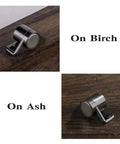 8 Pack Magnetic Cabinet Door Catch with Neodymium Magnet Cabinet Latch Magnetic Closure Hardware on birch and ash samples