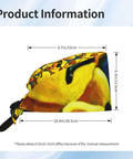 Breathable Work Cap With Upgraded Protection For Hair, Keeps Frizz At Bay, Super Lightweight Side View With Measurements