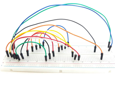 All In One Breadboard Kit For Quick Prototyping With Eight Boards Including Standard Half Size And Mini Breadboards In Six Colors