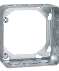 Heavy Duty Drawn Steel Square Extension Ring Built To Handle Daily Grind On Busy Sites Featuring Fast Mount Screw Heads And Ample Tko Cutouts for easy wire access.