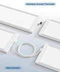 Under Cabinet LED Lighting Kit With 5 Color Temperatures Mesh App DIY Control 14W 920 Lumens ETL Listed Linkable panels