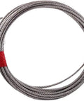 Heavy Duty Garage Door Torsion Spring Drum Cable Kit for 7 Foot Doors, Steel Wire Cable Assembly, coiled wire, red tape