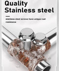 Heavy Duty Badass M6 1.0mm x 10mm Flanged Hex Head Bolts And Serrated Flange Screws 304 Stainless Steel 18 8 to resist rust.