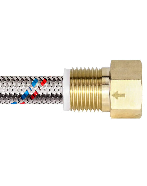 Two Pack Brass One Way Check Valve One Half Inch Female To One Half Inch Male Thread Backflow Preventer for gas and liquids