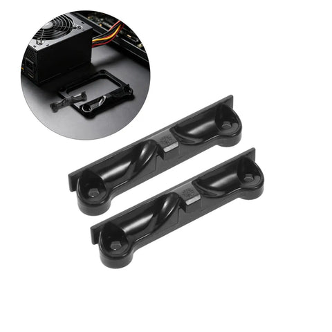 Five Pairs CPU Cooler Backplate Bracket Kit With Plastic Mounting Retention Clips For Motherboard Sockets Spare Parts For Heatsink Installation Backups For DIY Builders And Pros Wide Compatibility, black plastic brackets