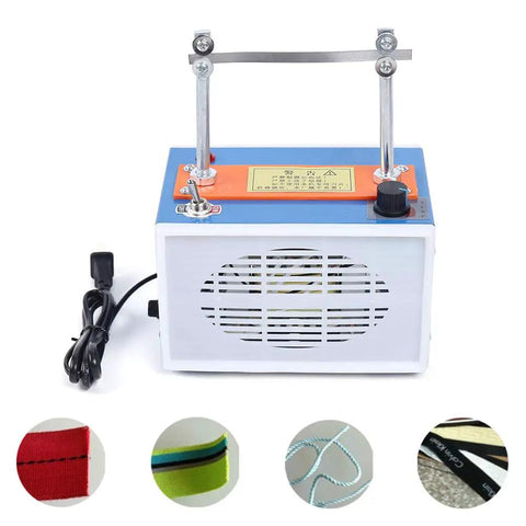 Rope Cutter 110V 35W Hot Knife Heating Cutter for Rope Foam Fabric Webbing Belting and Ribbon Portable Bench Mount Kit