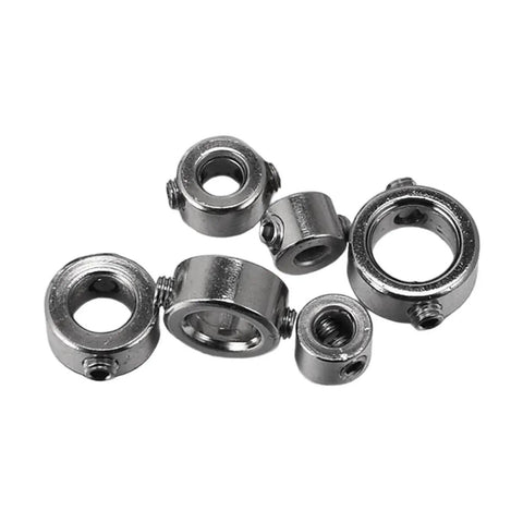 Six Pack Depth Stop Kit Stainless Steel Position Limiter Collars Fit Robotics Auto Screw Drive Shafts Guide Align Precision Tools For Pros Working On Projects Home Garages Easy Slide Install Reliable Gear Real Deal Every Day Buy Now Hot Fire Sale, 6-piece collar set