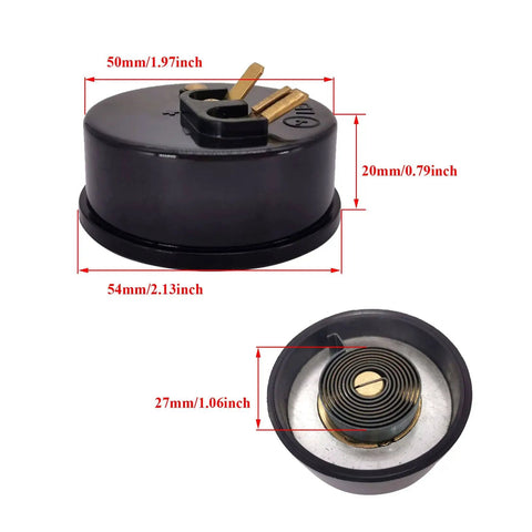 Dimensions of Carburetor Electric Choke Thermostat Cap Kit Replacement For 1400 1403 1406 1409 1901 1903 1906 1801 1806 Series