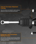 Internal view of Premium Vacuum Power Brake Booster compatible with Chevy and GMC trucks, showcasing sealing process.