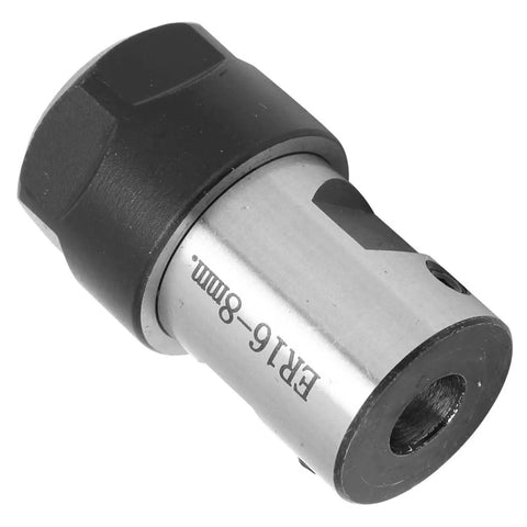 C20-ER16-35L Collet Block Chuck Holder Premium Upgrade For High Speed Milling And Drill Machines Spindle Motor Shaft Clamping Tools Set Including 8mm Collet close-up of ER16 collet.