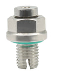 Ultimate M14x1.5 Oversize Piggyback Car Oil Drain Plug Repair Kit Made From Premium Stainless Steel For Easy Self Tapping Install And Serious Durability On Any Rig, front view