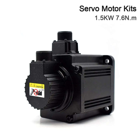 Beefy 1.5KW Servo Motor B2 Series With Brake, 7.16 Nm Torque, 8.3A Current, Model ASD-B2-1521-BECMA-E21315RS, includes 3M cable
