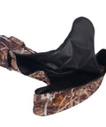 Open camouflage Soft Tactical Crossbow Case With Backpack Straps In Camouflage 38 Inch Length 27 Inch Wide Lightweight Canvas Bag for transport