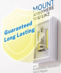 Bright Wireless COB LED Night Light Switches With 200 Lumen Output, Battery Operated, wall-mounted with adhesive