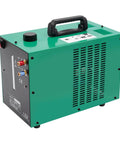 Heavy Duty Tig Welder Water Cooler System Wrc-300a 8 Gallon Tank with rear view showcasing connections and handle.