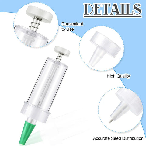 Mini Seed Dispenser And Hand Seeder Tool For Garden Planters No Fuss Sowing Precise Seed Spreader For Flowers Vegetables Fruit Trees