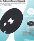 Water Softener Venturi Gasket Replacement For Kenmore Whirlpool Morton GE Durable Seal For Efficient Softening Easy Swap Fits A Wide Range Of Models And Ecodyne Compatibility, black silica gel gasket