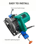Easy installation of Adjustable Circular Saw Guide Rail Set for Precision Wood Cutting with top reverse buckle design