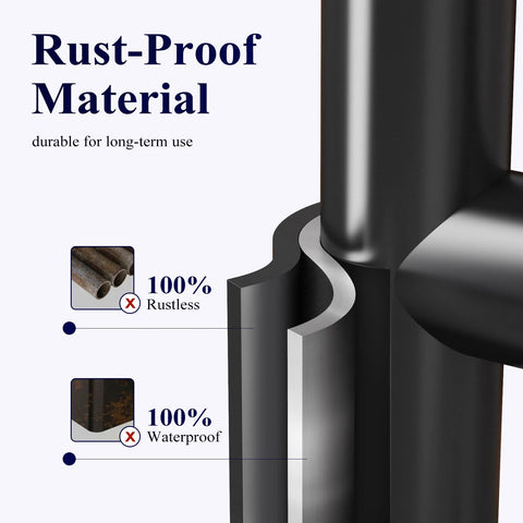 Rustproof metal detail of Free Standing Toilet Paper Holder Stand With Rustproof Metal Construction For Four Rolls Anti Slip Base.