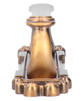 Antique Zinc Alloy Door Pull Handle For Cabinets And Drawers, Surface mounted, close-up of bronze front design