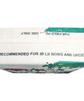 Youth Archery Bag Target For 18 Pound Practice, Field Point Arcade Target top view with text recommended for 30 lb bows and under