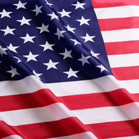 Fly Breeze 3x5 Foot American National Flag With Fade Proof Colors showing blue field and stars, ideal for outdoor display