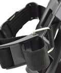 Close-up of straps on Oxygen Tank Backpack For Scuba Diving 14.2 Inch Mini Gas Cylinder Carrier With Adjustable Bottle Holder Anti Skid Back