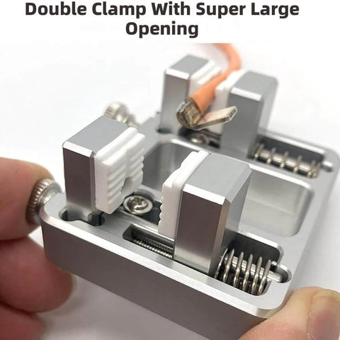 Adjustable Aluminum Soldering Jig For Electronics PCB Assembly And Jewelry Watch Repair, Rock Solid Clamp Fixture