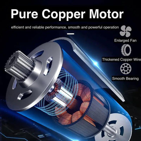 36V Cordless Metal Shear Cutter With Copper Motor and Chrome Vanadium Steel Blade, includes 2x 7.5Ah Batteries and LED indicator