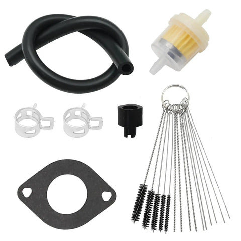 Carburetor Replacement Kit For Briggs And Stratton Intek Engines 14.5HP Through 21HP fuel line, filter, gasket, clamps