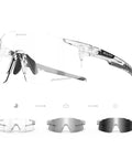 Photochromic Cycling Glasses For Men And Women Ride Ready Sports Sunglasses With UV400 Protection TR90 Frame Clear To Dark Lenses