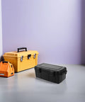 Portable Waterproof Hard Plastic Tool Box With Explosion Proof And Reinforced Lock Clasps And Shockproof Build For Equipment And Valuables