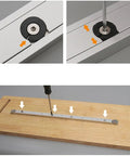 Built Tough Aluminum Miter Bar Clamp Tool Slider for Table Saws and Router Tables, showing installation on a wooden surface