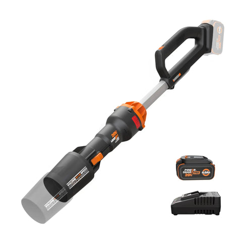 Nitro Cordless Leaf Blower With 410 CFM Airflow And 130 MPH Turbo Power, Ultra Lightweight At 3.8 Lbs, Includes 4.0 Ah Battery And Charger