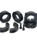 Beefy Shaft Collar With Locking Clamp On, Bore Five Eighths Inch, Outer Diameter One And Five Sixteenths Inch, 1045 Carbon Steel