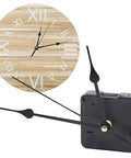 Ultra Quiet Quartz Clock Movement Replacement Kit With Silent Wall Clock Mechanism showing hands and motor with roman numeral dial