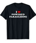 Powered Paragliding Lover Tee For Adventure Junkies A Lightweight Black T Shirt With Classic Fit And Durable Double Needle Hem