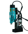 Zinnore 2000W Magnetic Drill Press With 4047 Lbf Mag Force, Variable Speed Portable Electric Machine for metal drilling tasks.