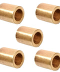 Brass sleeves from Stainless Steel Base Bushings Set 3mm To 12mm Inner Diameter Bearing Sleeves For Slide Block 4mm To 20mm Length 10 Pieces