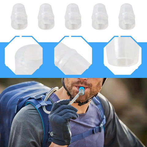 5 Pack Lead Free Silicone Bite Valves For Nathan Hydration Systems And Hydrapak Bladders BPA Free Nozzles Replacement Set
