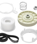 Drop In Ready Washer Pulley Clutch Kit With 21 Inch Drive Belt Upgrade For Whirlpool Kenmore Maytag Washers Replacement MVWX655DW1