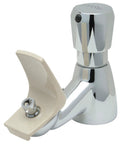 Sturdy Polished Chrome Bubbler Faucet With Angled Stream Nozzle And Smooth Volume Control Built To Last A Real Workhorse For Long Life Reliability
