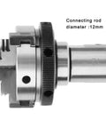 Pro Grade Stainless Steel Chuck Connecting Rod For K01-50/63 And K02-50/63 Mini Lathe Chucks M14x1 with 12mm shaft, side view