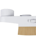 Side view of 65mm Spindle Dust Boot Shoe for CNC Spindle Motor with Double Door Brush, Easy Fit Dust Shoe Cover