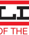 Baldor logo, a member of the ABB Group, black and red text on white background